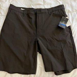 Mens PGA Tour Golf Shorts Size 34 Black Heather NEW WITH TAGS